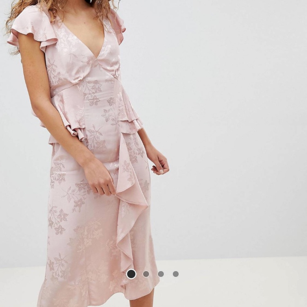 ASOS floral midi dress
